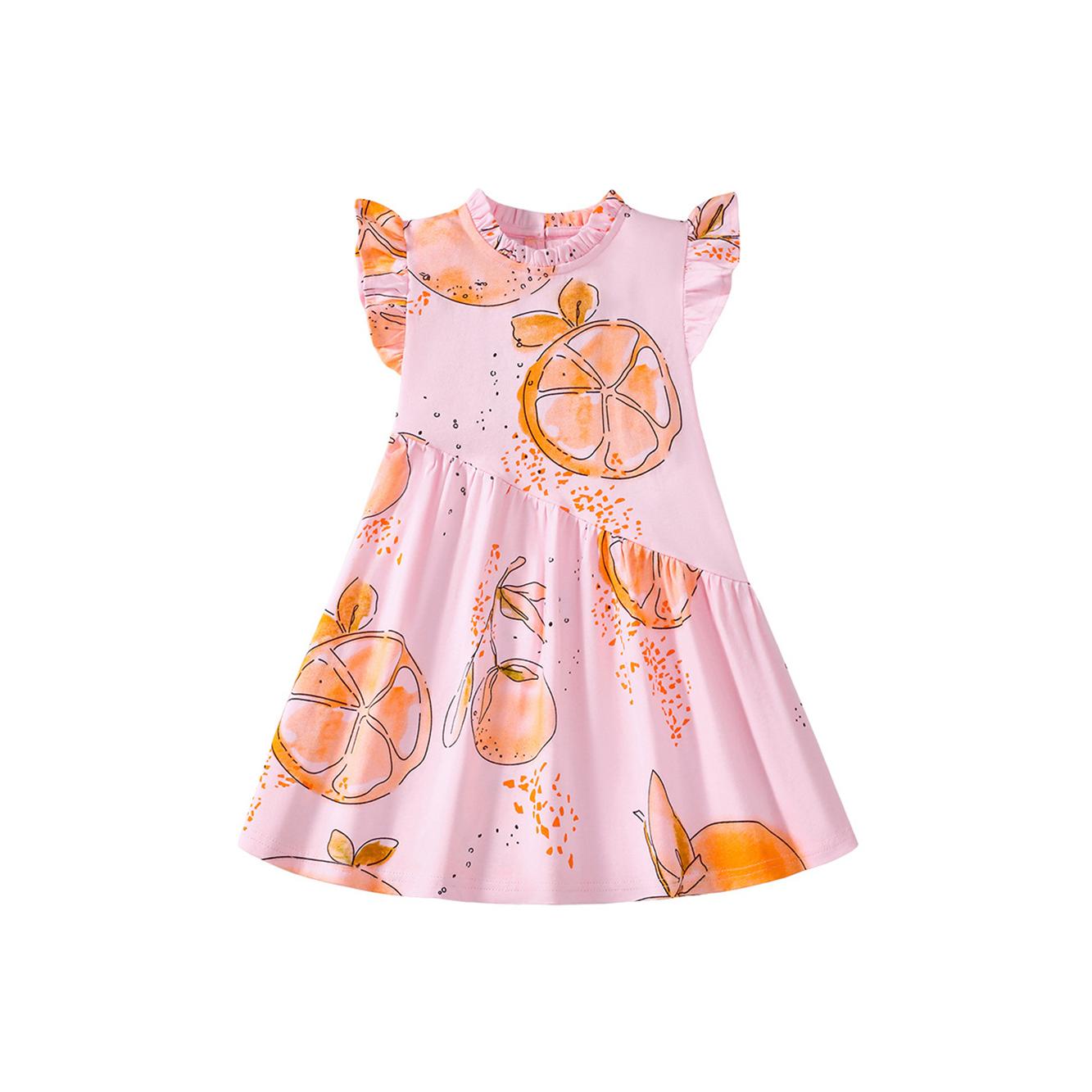 Girls Printed A-Line Dress