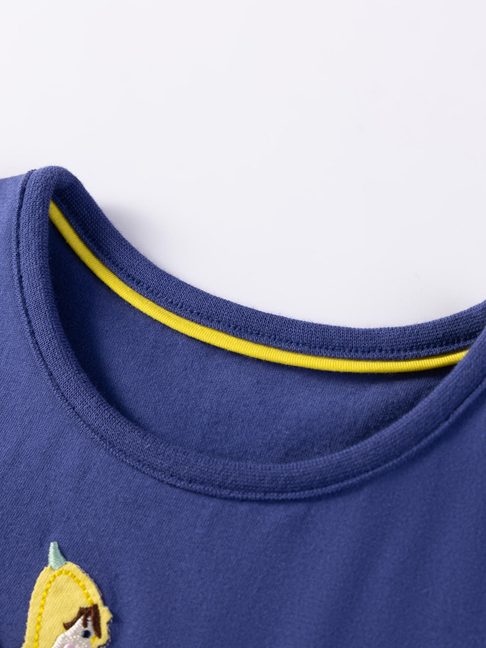 Girls Applique T-shirt Mini Dress