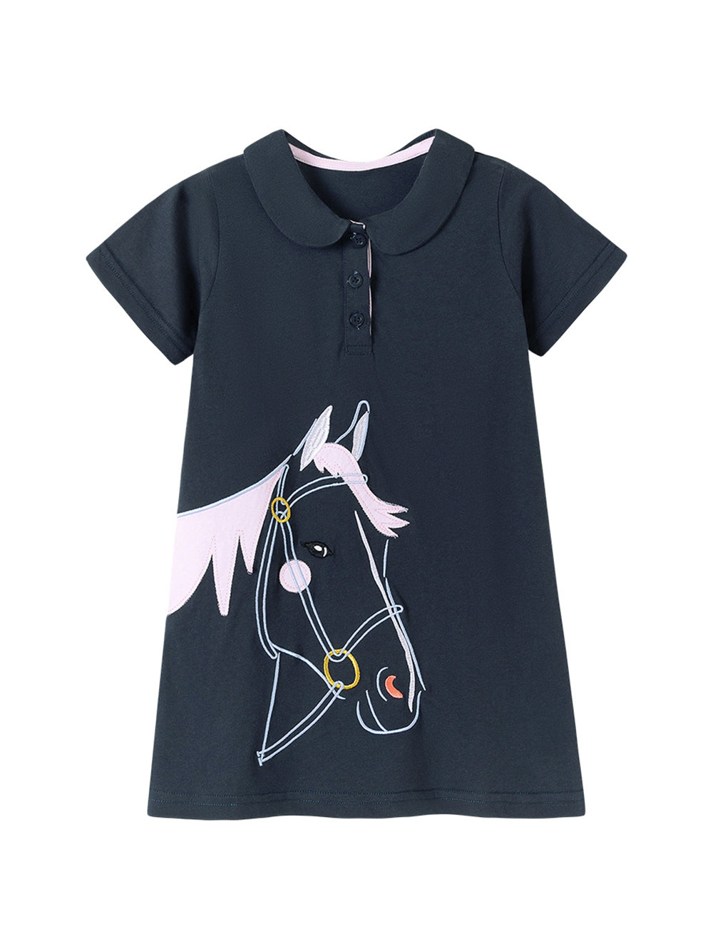 Girls Printed T-shirt Dress