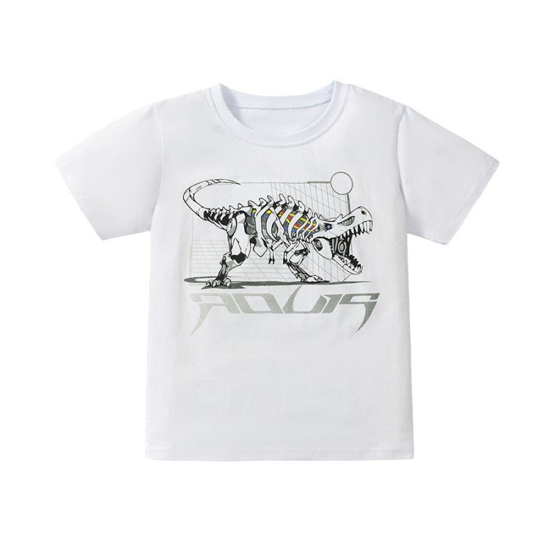Boys Graphic Printed Cotton T-Shirt