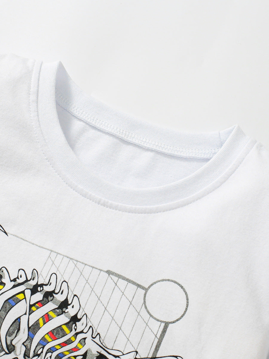 Boys Graphic Printed Cotton T-Shirt