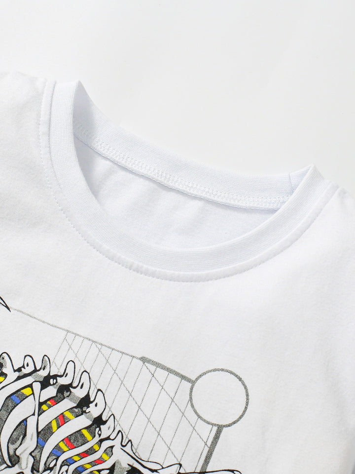 Boys Graphic Printed Cotton T-Shirt