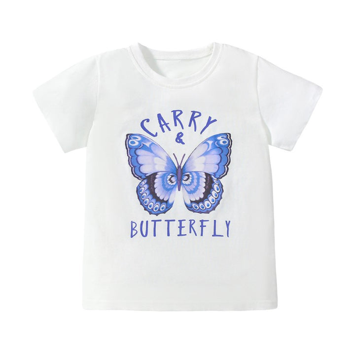 Girls Graphic Printed Cotton T-Shirt