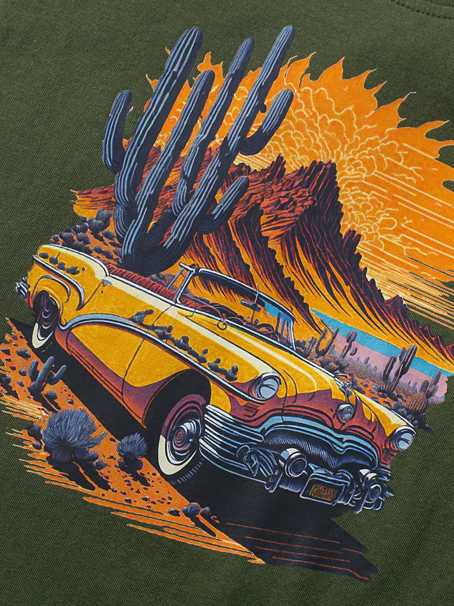 Boys Graphic Printed Cotton T-Shirt