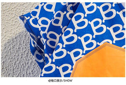 Boys Blue & Black Geometric Printed Pure Cotton T-shirt with Trousers