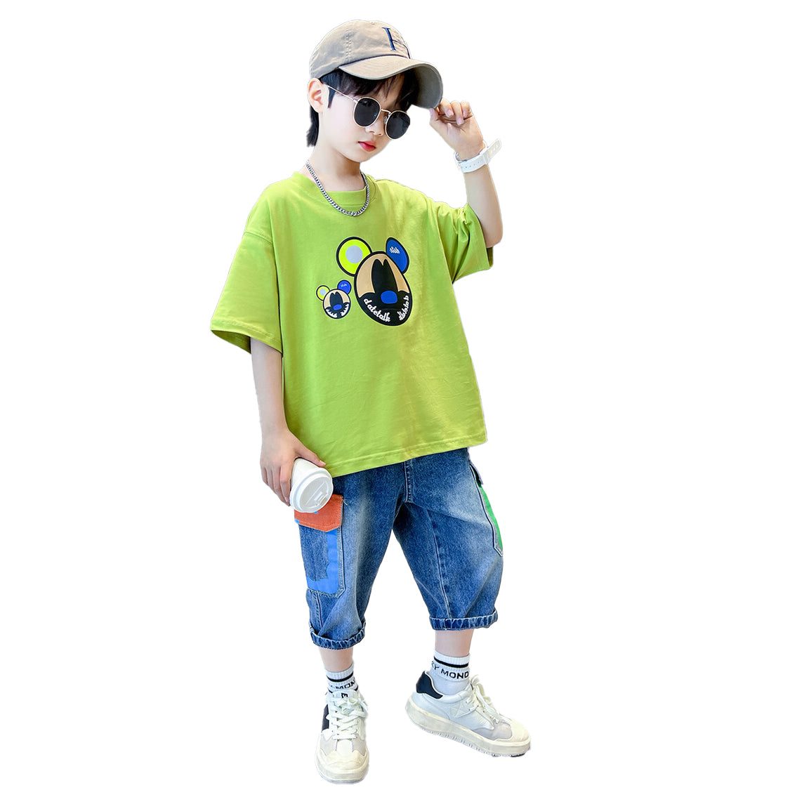 Boys Printed T-shirt With Short