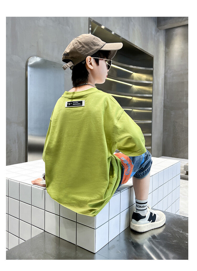 Boys Printed T-shirt With Short