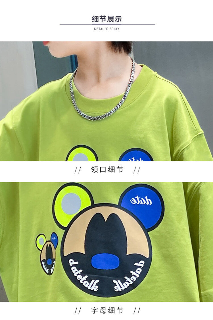 Boys Printed T-shirt With Short