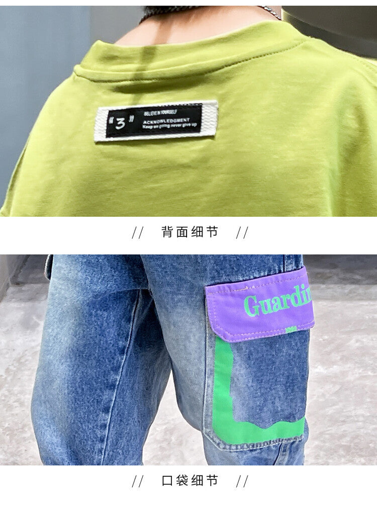 Boys Printed T-shirt With Short