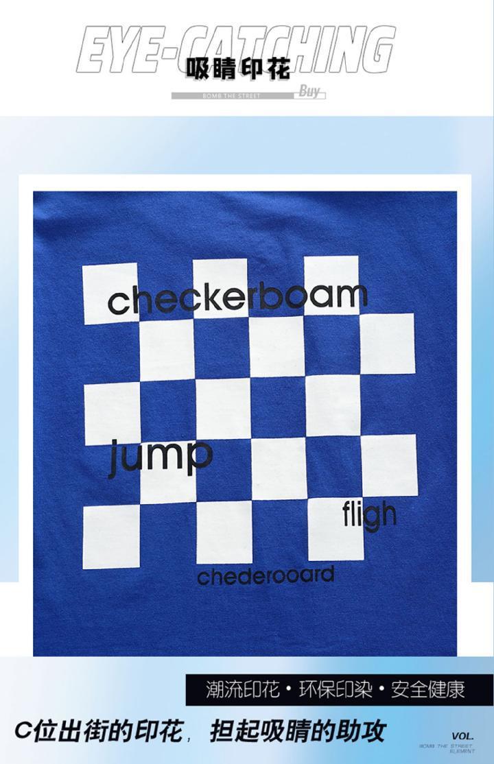 Boys Blue Printed T-shirt with Trousers