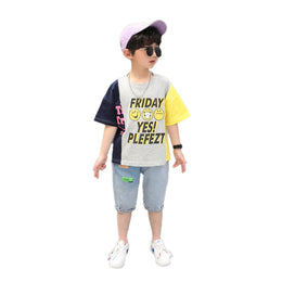 Boys Printed T-shirt With Short