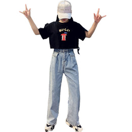 Girls Printed T-shirt With Trouser