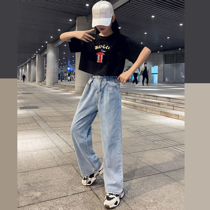 Girls Printed T-shirt With Trouser
