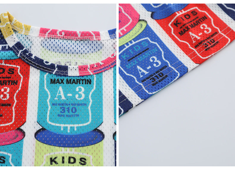 Girls Printed T-shirt With Short