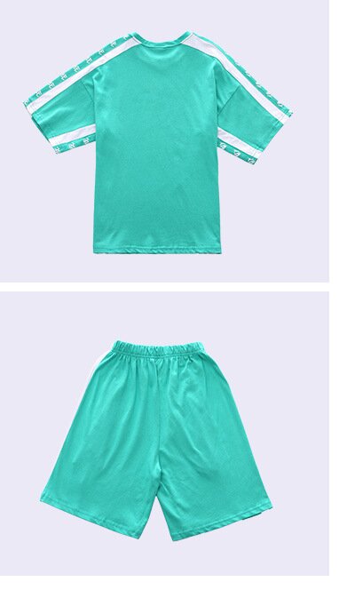 Boys Striped T-shirt with Shorts