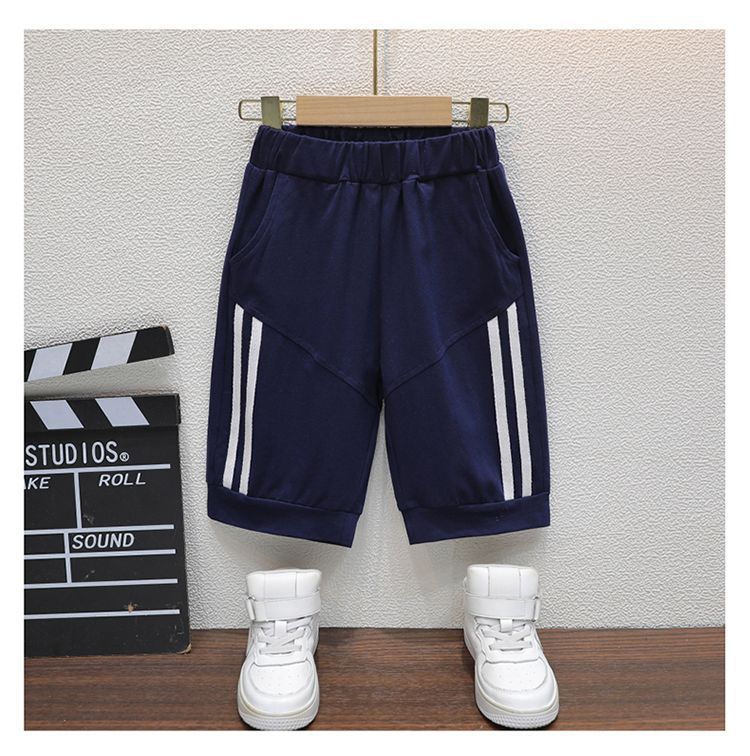 Boys Shirt Collar Short Sleeves T-shirt With Shorts