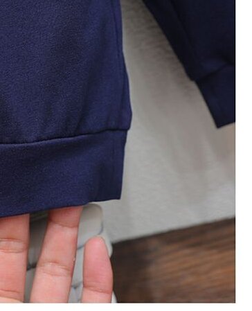 Boys White & Blue Colourblocked T-shirt with Shorts