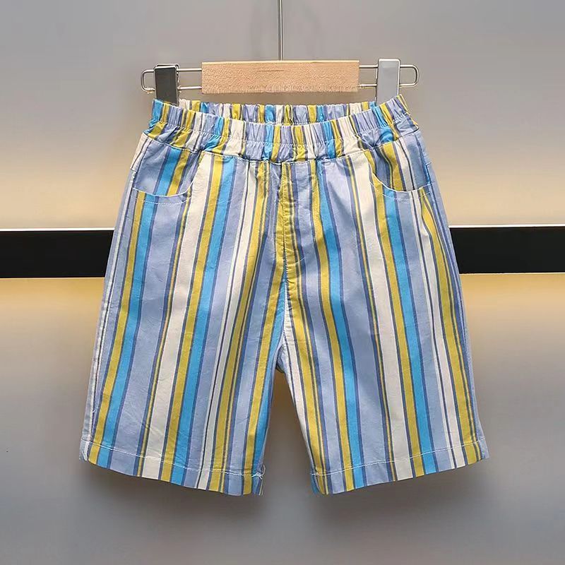Boys Striped Shirt With Shorts