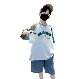 Boys Colourblocked Top with Short