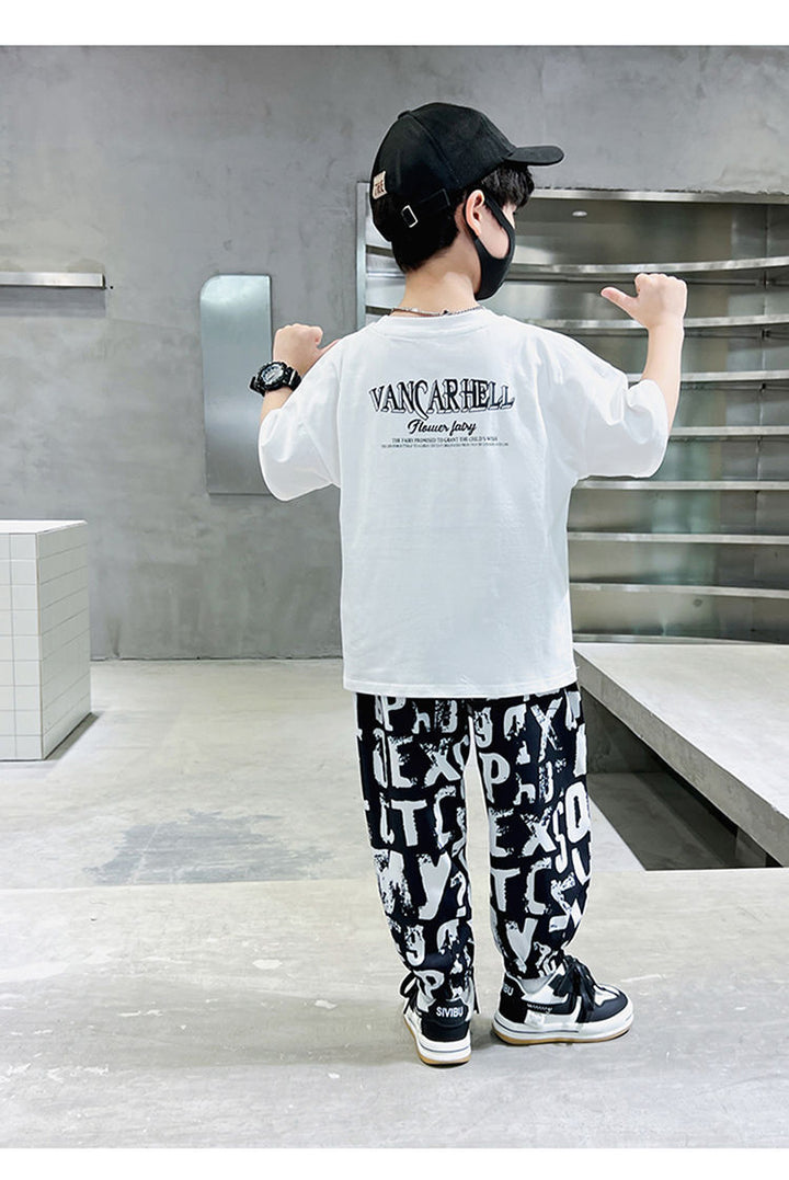Boys Printed Top with Pyjama