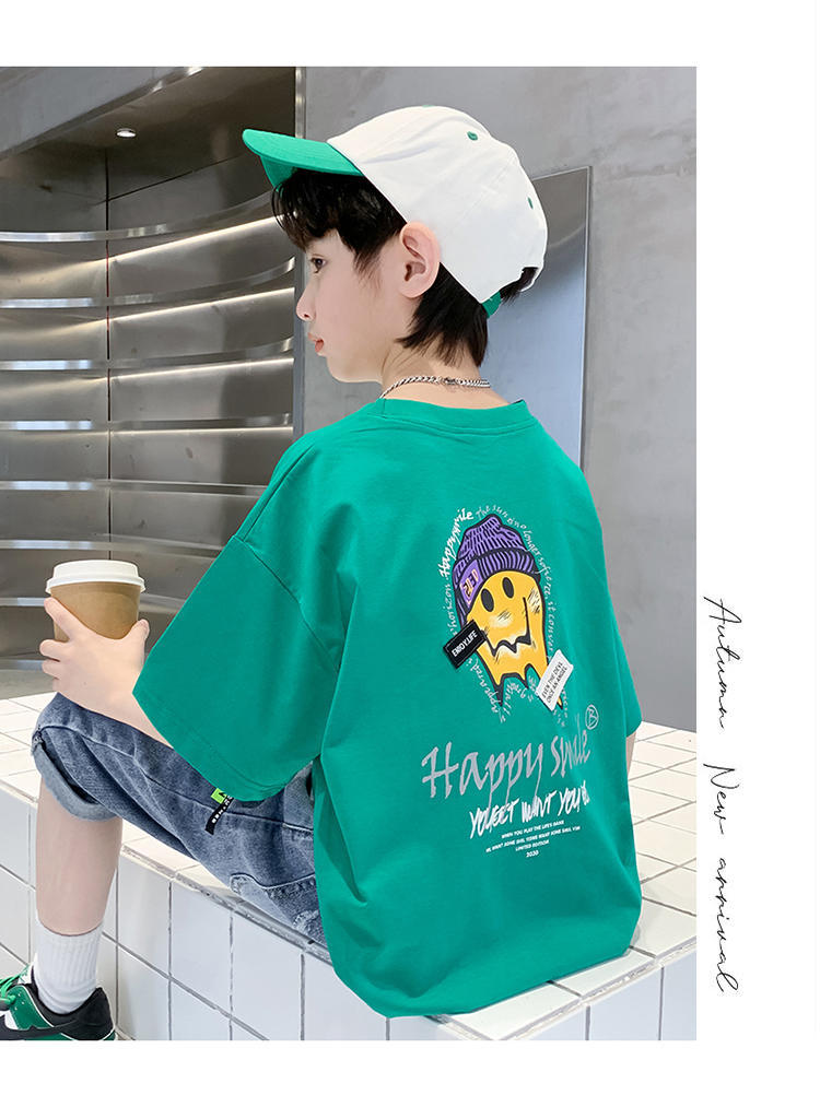 Boys Printed T-shirt With Short