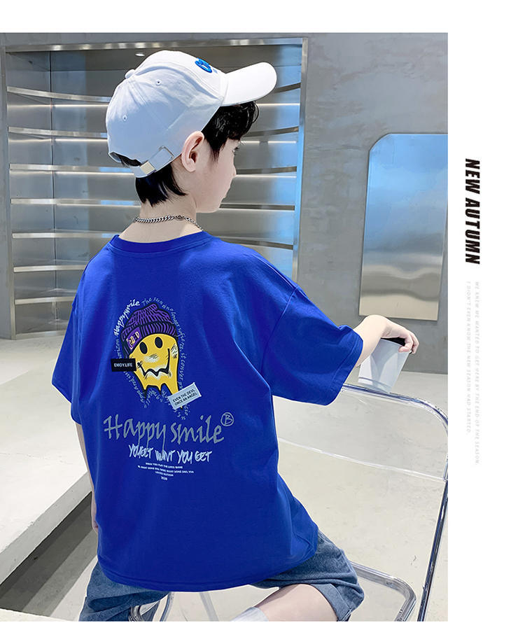 Boys Printed T-shirt with Shorts