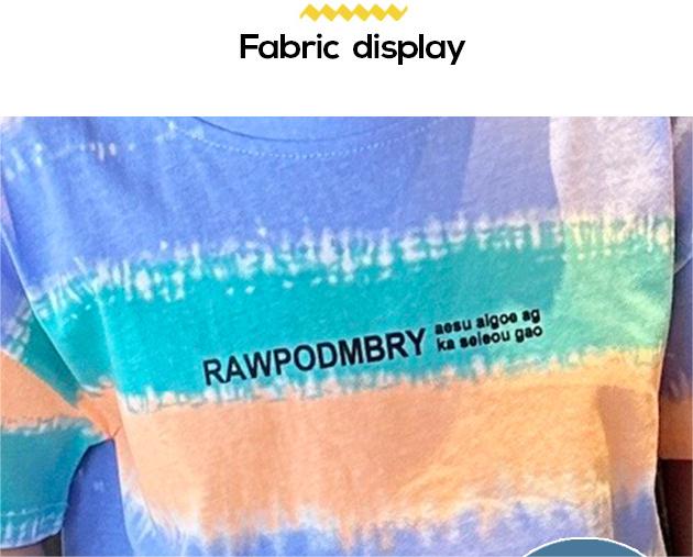 Boys Dyed T-shirt with Shorts