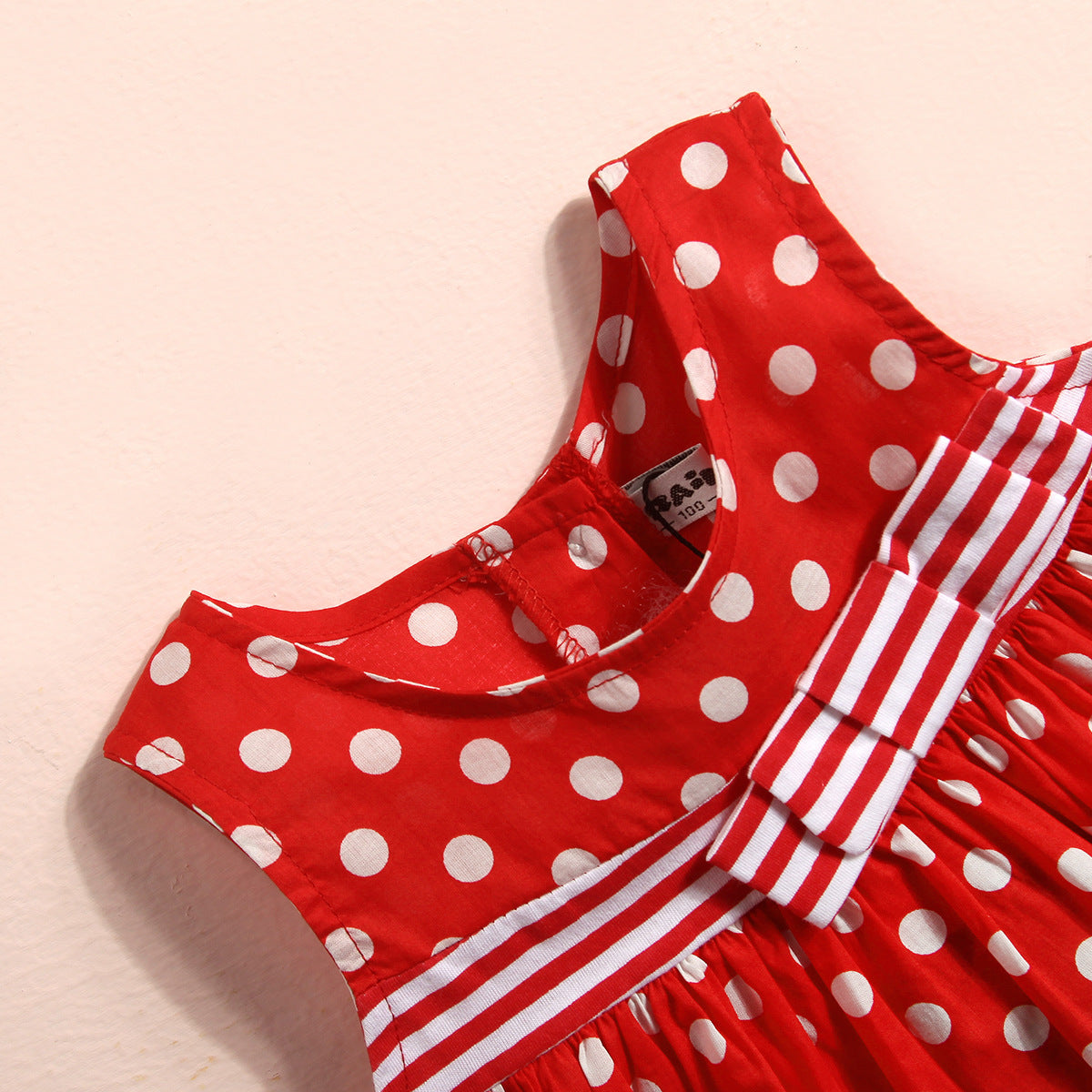 Girls Red Floral Print Empire Maxi Dress