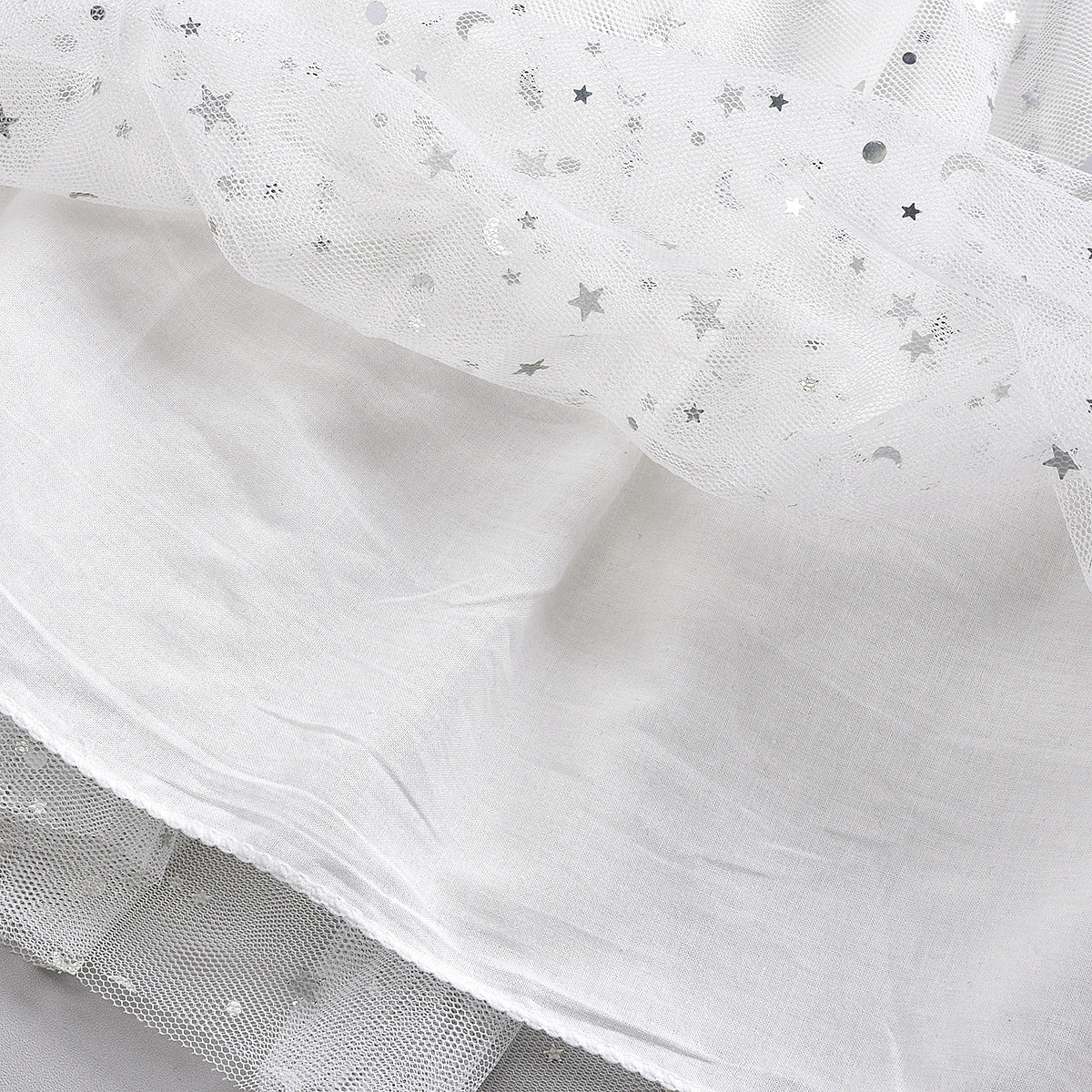Girls Blue & White Polka Dot Print Pinafore Dress