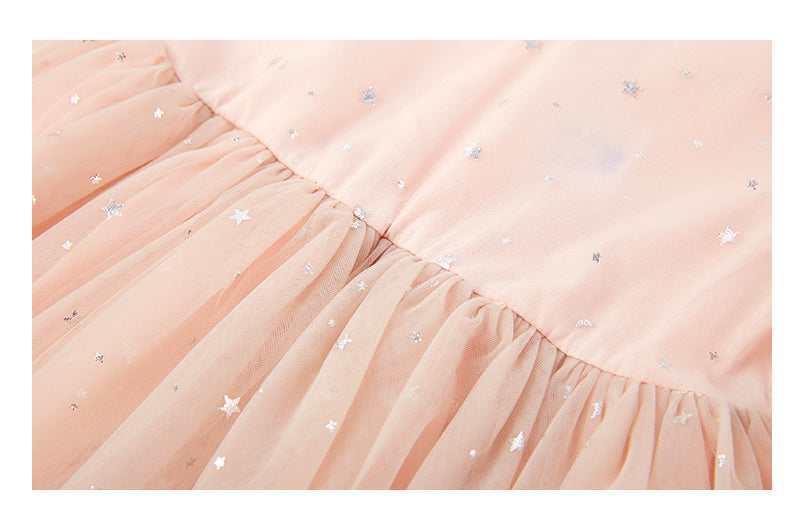 Pink Embellished Fit & Flare Dress