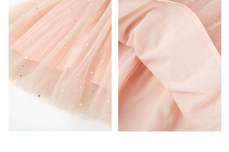 Pink Embellished Fit & Flare Dress