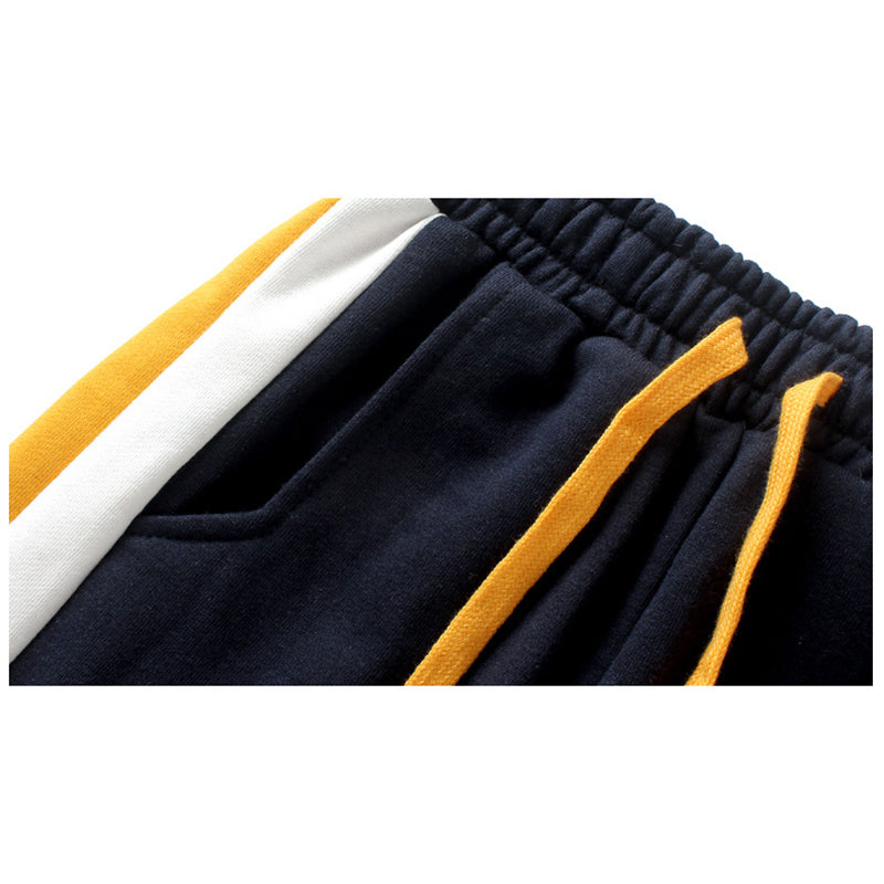 Boys Yellow Slim Fit Joggers
