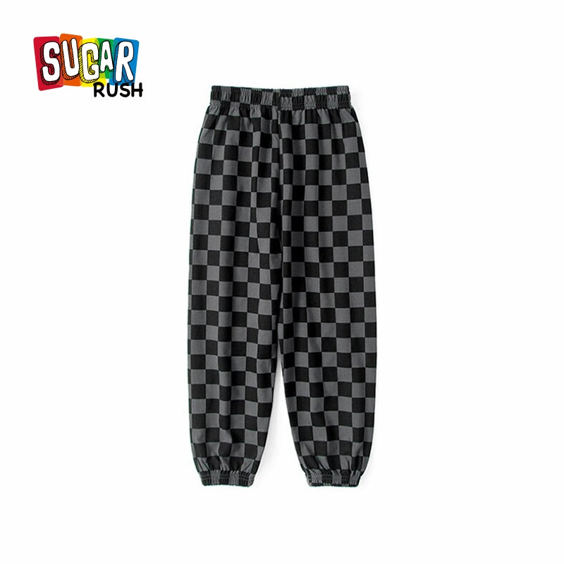 Boys Black Mid-Rise Floral Printed Easy Wash Joggers Trousers