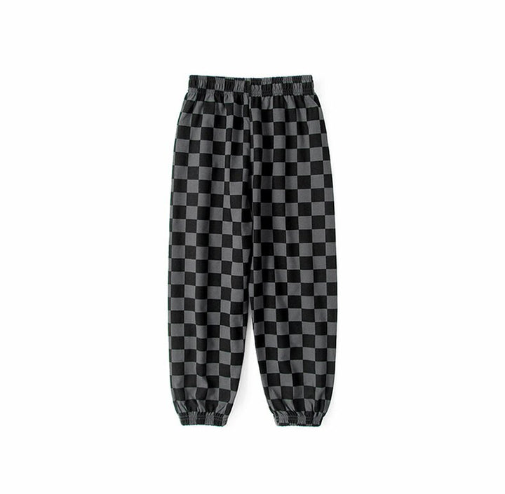Boys Black Mid-Rise Floral Printed Easy Wash Joggers Trousers