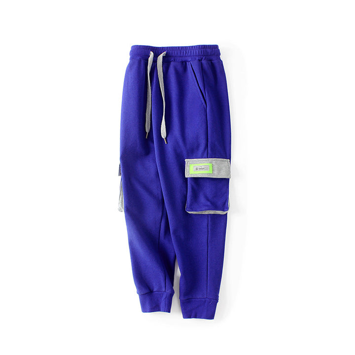 Boys Blue High-Rise Easy Wash Joggers
