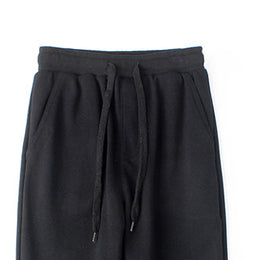 Boys Black High-Rise Easy Wash Jogger