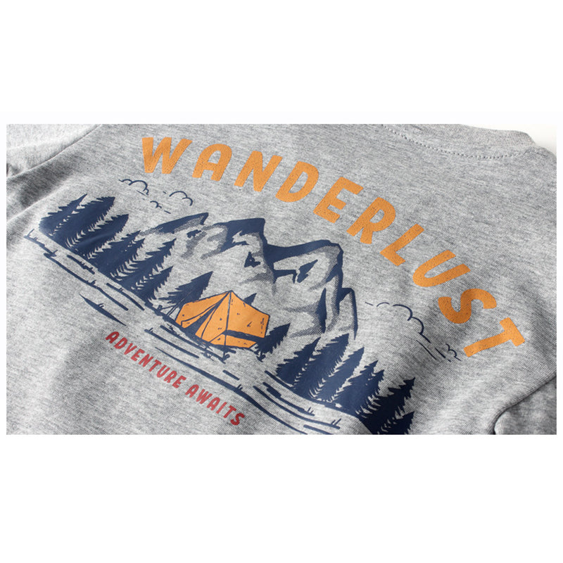 Boys Typography Printed Pullover Cotton Sweatshirt