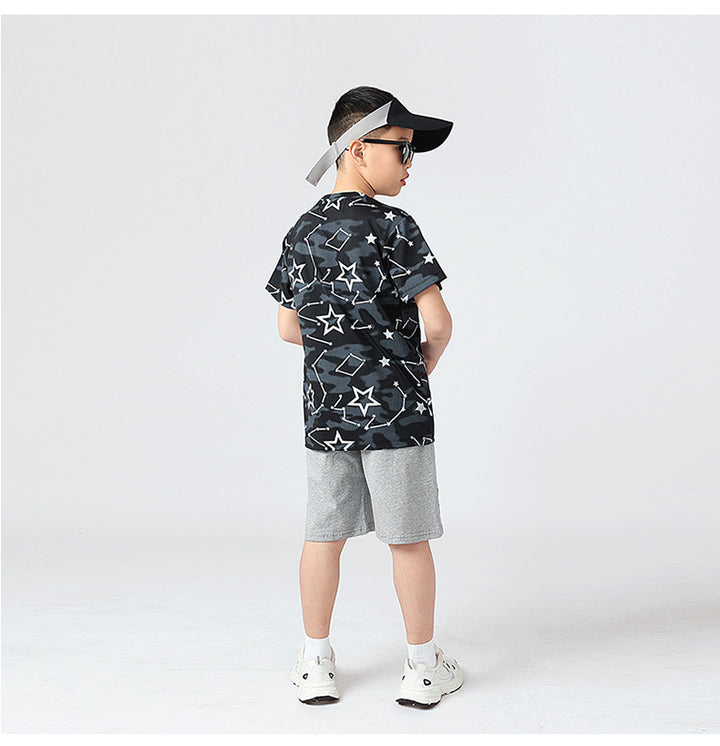 Boys Graphic Printed Cotton T-shirt