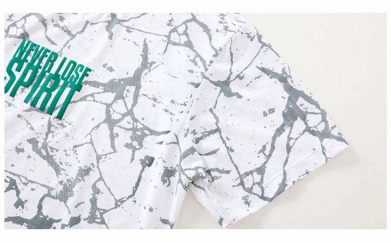 Boys Abstract Printed Round Neck Casual T-shirt