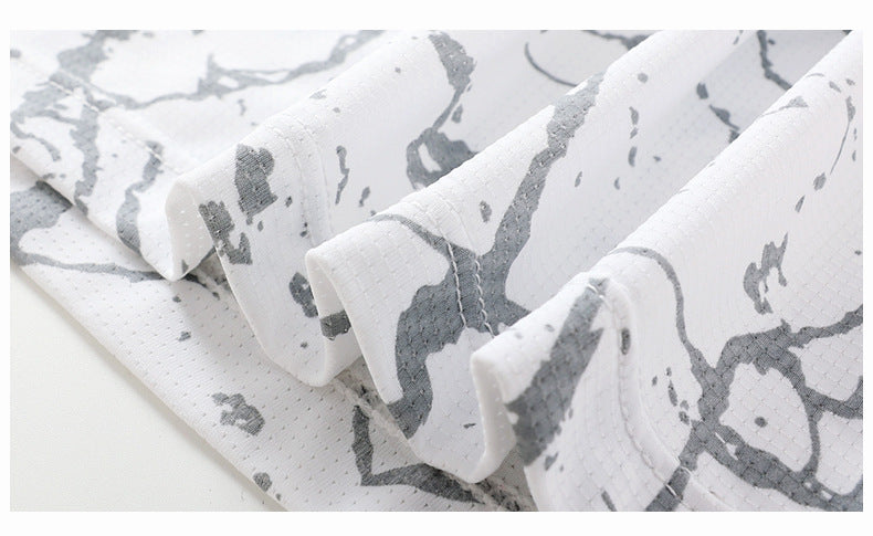 Boys Abstract Printed Round Neck Casual T-shirt