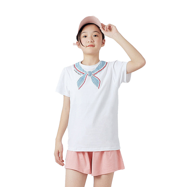 Girls Graphic Printed Cotton T-Shirt
