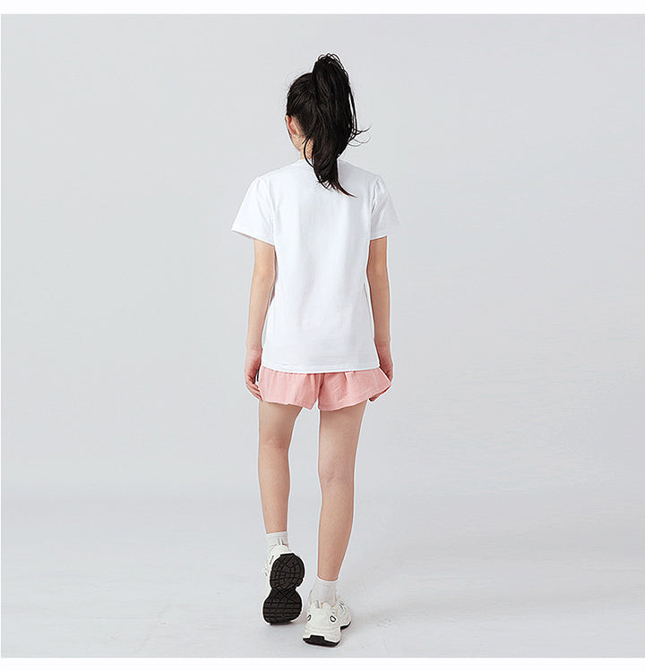 Girls Graphic Printed Cotton T-Shirt