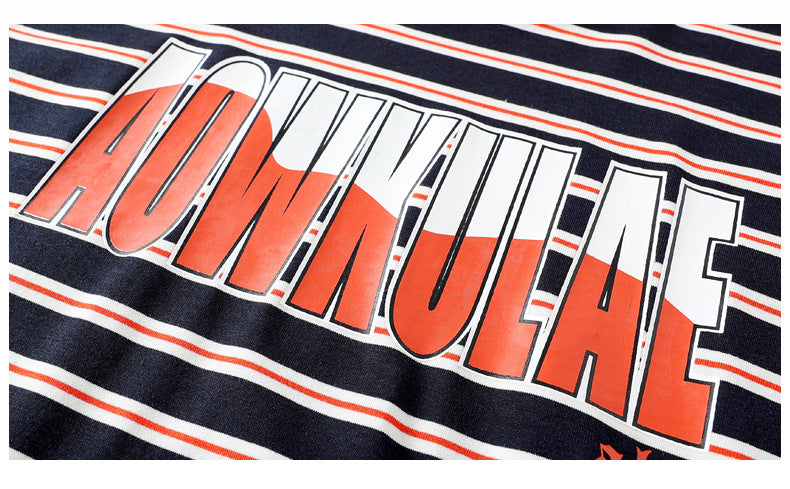Boys Striped Cotton T-Shirt