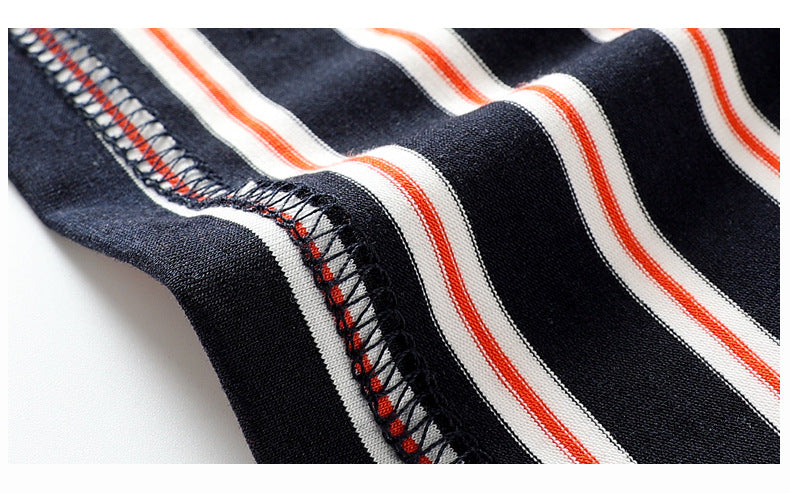 Boys Striped Cotton T-Shirt