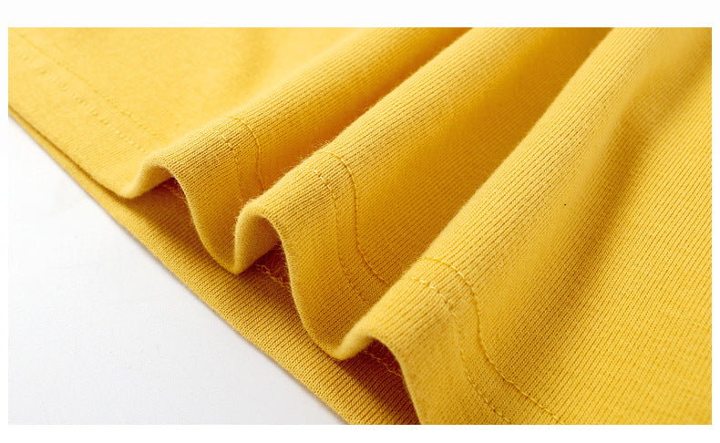 Boys Yellow Round Neck Sleeveless Cotton T-shirt