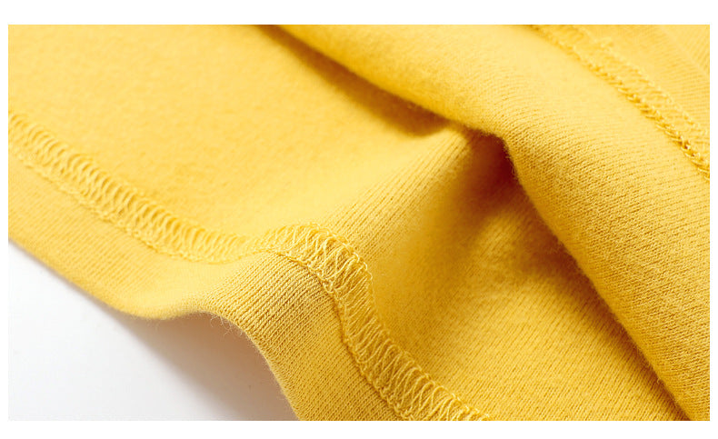 Boys Yellow Round Neck Sleeveless Cotton T-shirt