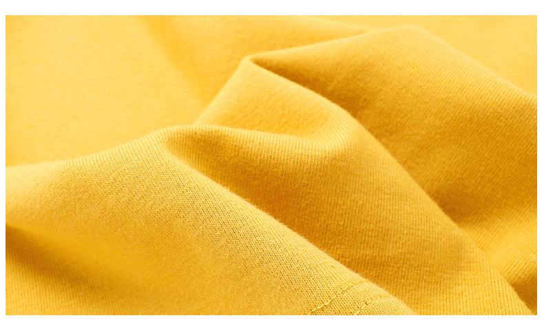 Boys Yellow Round Neck Sleeveless Cotton T-shirt