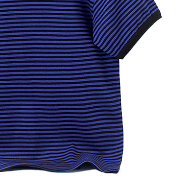 Boys Round Neck Short Striped Regular Fit Cotton T-shirt