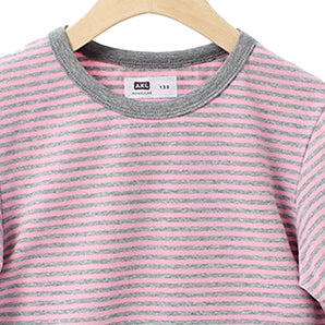 Girls Striped Cut Outs T-shirt