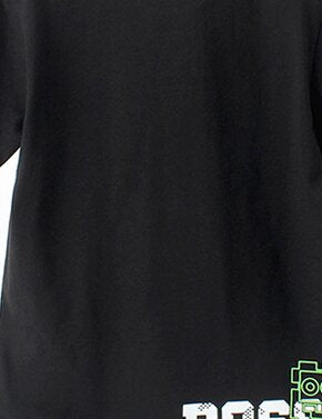 Boys Black Round Neck Cotton T-shirt